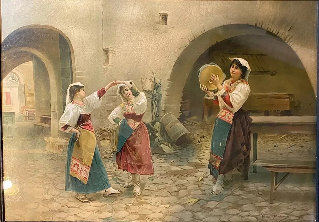 Il ballo del Saltarello (1896 circa) - attribuito